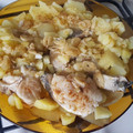 El cooksnap de klariss cuando hizo Merluza a la Gallega.