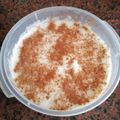 El cooksnap de Andrea Brazuna cuando hizo Arroz con leche cremoso.