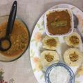 Rita mehta का कुकस्नैप जब उन्होंने स्टफ्ड खमण ढोकला रींग्स (stuffed khaman dhokla rings recipe in Hindi) बनाया था।
