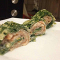 El cooksnap de laura muriel cuando hizo Rollo de espinacas relleno de salmón y queso philadelphia.