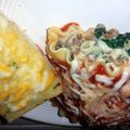 danyelia562's cooksnap of when they made lasagna rolls sausage & spinach w/ cheese.