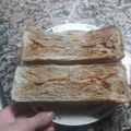 El cooksnap de Nicolas Torres cuando hizo Budín de banana fit.