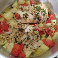 El cooksnap de SILVINA BALLARINI cuando hizo Suprema de pollo rellena (en cazuela).