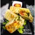 Swati Bharadwaj's cooksnap of when they made Spring Rolls with Homemade Spring Roll Wrappers.
