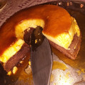 El cooksnap de María Laura cuando hizo Chocoflan/torta imposible.