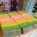 Cooksnap dari Qee untuk resep Rainbow cake kukus ny.liem