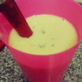 El cooksnap de Yume cuando hizo Smoothie de verano total!! ☀️🥝🍌.
