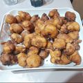 El cooksnap de Romina Almaraz cuando hizo Buñuelos de manzana.