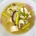騰駿馬迷 的 蘆筍蛤蜊豆腐味增湯 cooksnap