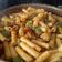 El cooksnap de Karina Medina cuando hizo Pasta con espárragos, tomate seco y aceitunas negras 🍝.