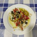 El cooksnap de Paco J cuando hizo Lomo de bacalao desalado en piperrada.