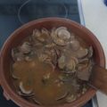 El cooksnap de Virginia Llamas Sánchez cuando hizo Almejas a la Marinera.