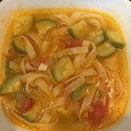 El cooksnap de Rocío Altamirano cuando hizo Sopa de tallarín a la francesa.