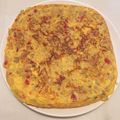 El cooksnap de keisyr cuando hizo Tortilla de patatas con chorizo y pimientos.