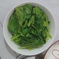 Cooksnap của Cau Hai khi họ làm theo món Cải ngọt luộc gừng