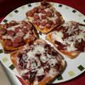 El cooksnap de Mari Mau cuando hizo Pizzas fáciles con pan de molde.