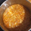 El cooksnap de Julián cuando hizo Sopa de ajo rápida.