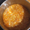 El cooksnap de Julián cuando hizo Sopa de ajo rápida.