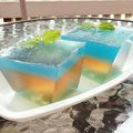 Cooksnap dari Rani's Kitchen untuk resep Puding Pepsi Blue isi Kelapa Muda