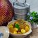 Cooksnap Aza Aaj semasa beliau membuat Gulai kuning ikan aya/tongkol.