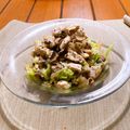 El cooksnap de Vanessa Pérez cuando hizo Espaguetis de calabacín con tomate, pollo y champis.
