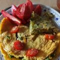 El cooksnap de Ruty cuando hizo Omelette relleno de verduras.