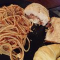 carahanley's cooksnap of when they made Bacon chedder stuffed chicken.