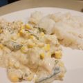El cooksnap de Merrrr cuando hizo Rajas de chile poblano con papa.