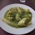 El cooksnap de David Gonza cuando hizo Merluza en salsa verde.
