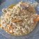 El cooksnap de Carla Marina Marenco cuando hizo Arroz con pollo y salsa de tomates en wok.