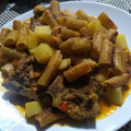 El cooksnap de soledad cuando hizo Guiso de fideos tostados.