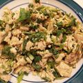 王禹媗 的 鮪魚香菜炒蛋 cooksnap