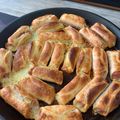 El cooksnap de Evi Jara Simón cuando hizo Salchichas Envueltas.