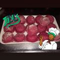 El cooksnap de mariana bastias cuando hizo Ravioles de remolacha con salsa de verdeo.