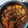 El cooksnap de Ana Rosa cuando hizo Garbanzos de bote con verduras y chorizo.