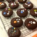 El cooksnap de Sara PA cuando hizo Monster Cookies de lacasitos para Halloween.