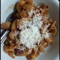 Buddhadev Reena's cooksnap of when they made રેડ ગ્રેવી પાસ્તા (Red Gravy Pasta Recipe in Gujarati).