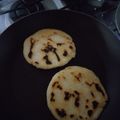 El cooksnap de Johanna Lopez cuando hizo Arepas con Huevos Revueltos.
