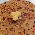 Soni Mehrotra का कुकस्नैप जब उन्होंने मूली का पराठा (mooli ka paratha recipe in Hindi) बनाया था।
