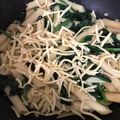 El cooksnap de normakiml cuando hizo Pastas con espinacas.