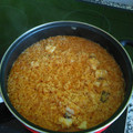 El cooksnap de Javier Mellado Bravo cuando hizo Arroz con curry y merluza.