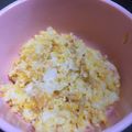 Cooksnap dari Ibunya Aqila ( @noviananf ) untuk resep Cheesy Steamed Rice with Shrimp (MPASI10m+)