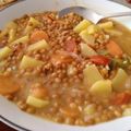 El cooksnap de Maruxaotero cuando hizo Lentejas con verduras.