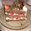 El cooksnap de Rebeca cuando hizo Torta de chocolate con frutillas y crema chantillí.