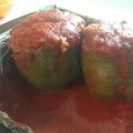 Tonya Darby's cooksnap of when they made Easy Stuffed Peppers for Two.