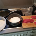 El cooksnap de Israel Peña cuando hizo El cachopo asturiano.