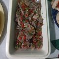 El cooksnap de Lorena Varela cuando hizo Lengua a la Vinagreta.