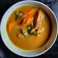 Sushmita Chakraborty's cooksnap of when they made চিকেন স‍্যুপ(Chicken soup recipe in Bengali).