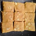 Shweta Khode Thengadi's cooksnap of when they made रवा बेसन बर्फी (rava besan barfi recipe in marathi).