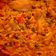 El cooksnap de Silvia Serrano cuando hizo Paella de pollo con pimientos.